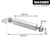 Wagner Professional Axle Material - Diameter 25 x 100 mm,
