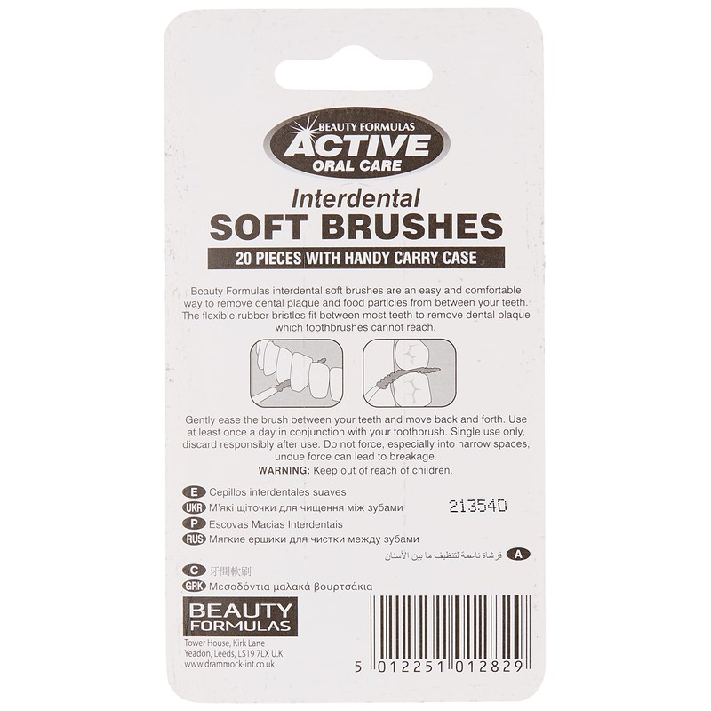 BEAUTY FORMULAS INTERDENTAL Soft Brushes