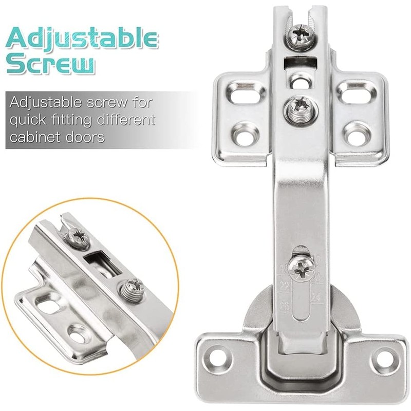 KAPASKI 135 Degree Corner Cabinet Hinge,2Pcs Lazy Susan Self Close