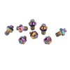 RISK 8Pcs Mountain Bike Pedal Bolts Titanium Alloy Anti Slip