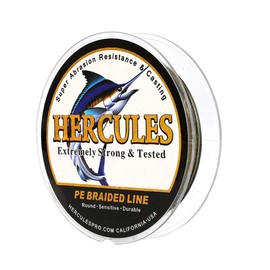 HERCULES Super Cast 100M 109 Yards Braided Fishing Line 100 LB Test for Saltwater Freshwater PE Braid Fish Lines Superline 8 Strands - Camo, 100LB (45.4KG), 0.55MM