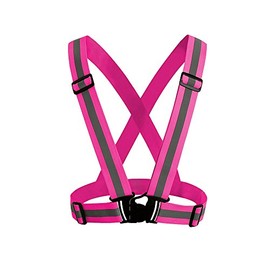 [TOCOCO TOCO] Safety Vest with Reflector, Traffic Security, Night Work Clothes, Fluorescent (Pink)