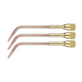 SÜA - Acetylene Welding & Brazing Tip 23A90 Compatible with Harris Torches - Mixer: D-85 - (3-PACK) Sizes: 3, 4 & 5