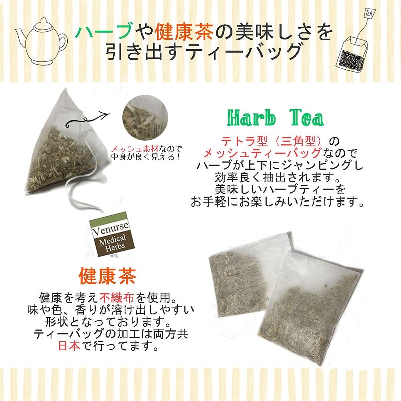 Nettle Tea (1.5 g x 60 Tea Bags), Non-Caffeinated Western