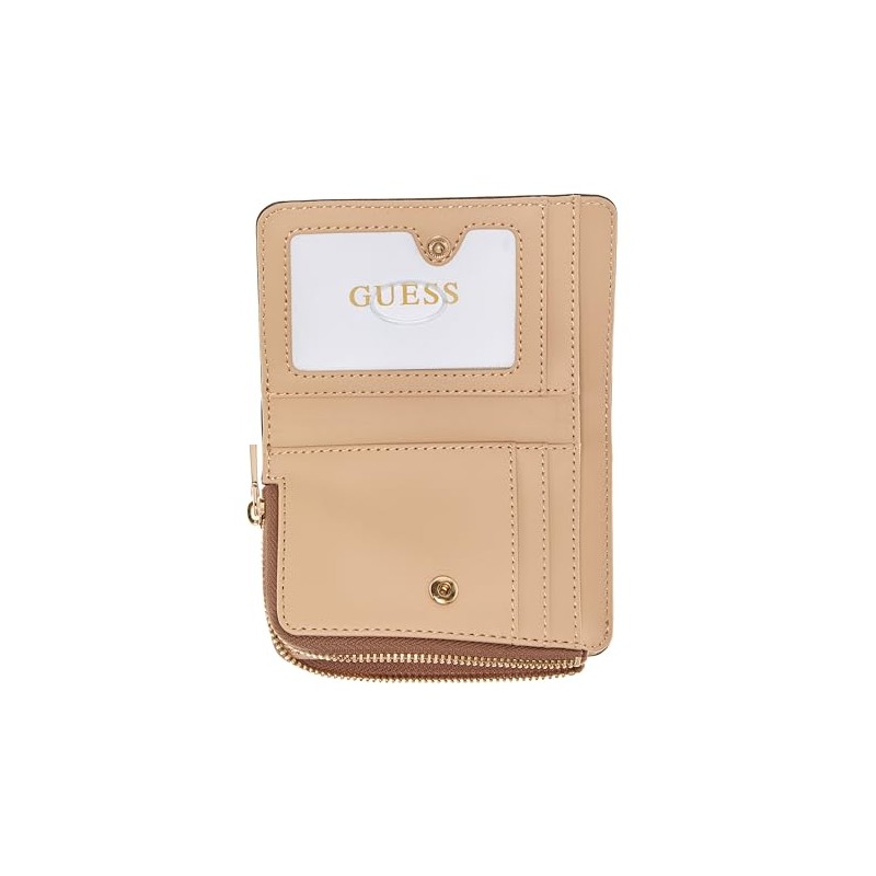 GUESS Laurel Ii - portafolios con cierre para mujer, marrón