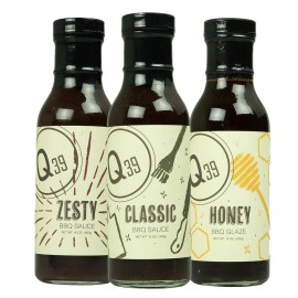 Q39 Classic, Zesty and Honey Kansas City BBQ Sauce - 3 Pack - 16 oz.