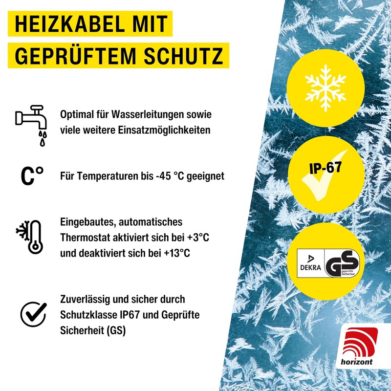 Arndt Frost-Protected Heating Cable 220 - 240 V 17 W