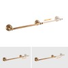 Antique Bronze Bathroom Hardware Set,Adjustable Towel Rack, Toilet Roll Paper