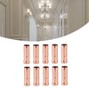 10Pcs E14 Metal Tube for Candle Lamp Holder Lamp Base