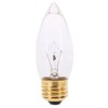 Satco A3631 130V Medium Base 25-Watt B11 Light Bulb, Clear