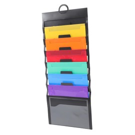 Operitacx Hanging File Organizer Multi-Layer Portable Document Storage Bag Pockets Accordion Folder for to Carry Tidy for Files Bills Receipts Management