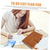 Angoily Weekly Planner Notepad for Homeschool Efficient Appointment Plan Pad