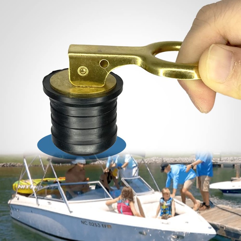 Becony Marine Drain Plug Compression Handle Plug Hulls Livewell Bilge