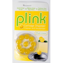 Summit Plink Garbage Fresh Lemon Disposal Cleaner and Deodorizer, 5-Pack