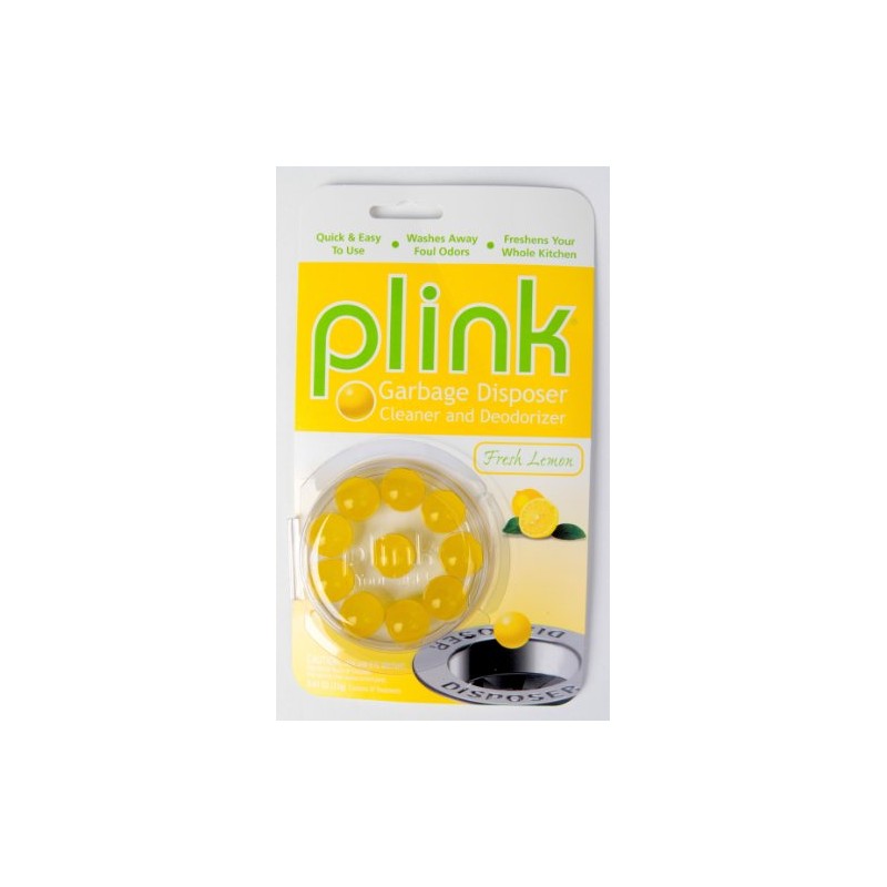 Summit Plink Garbage Fresh Lemon Disposal Cleaner and Deodorizer, 5-Pack