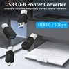 CERRXIAN USB 3.0 Type C Female to Type B Male