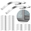 100 Pcs Corner Mount Flat Window Spring Stainless Steel Window