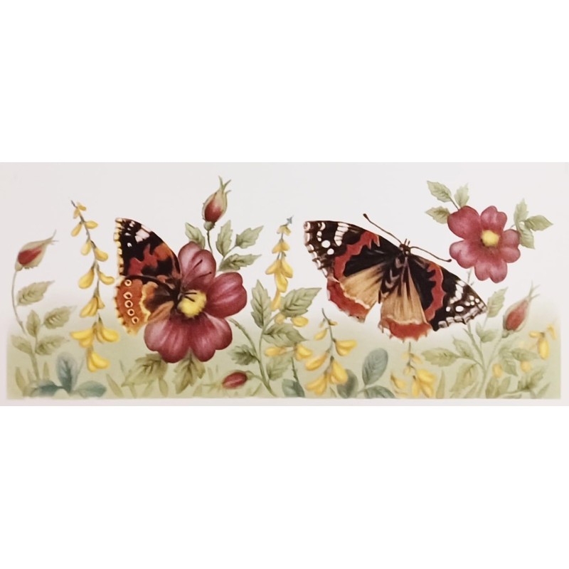 Rainbow Decors Garden Butterflies Mugs Set of 3 Bone China