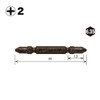 Vessel RB5P2065-BL Rib Bit BL Double Ended + 0.08 x