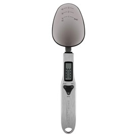 ProfiCook PC-LW 1214 Digital Spoon Scale, Measuring Range up to 300 g (0.1 g increments), LCD Display, Stainless Steel Housing