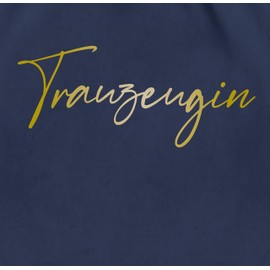 Shirtracer - Gym Bag Backpack - JGA Stag Night Women - Maid of Honor - Gold Effect, 03 Navy Blue, Unit size