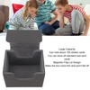 Card Deck Box Magnetic Flap Lid Large Capacity PU Leather