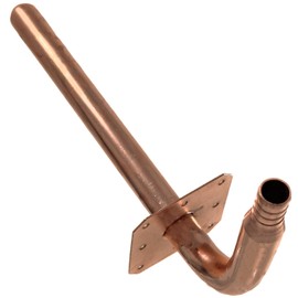 25 Pieces XFITTING 1/2" Pex Stub Out Elbow with Flange, 4" x 8"