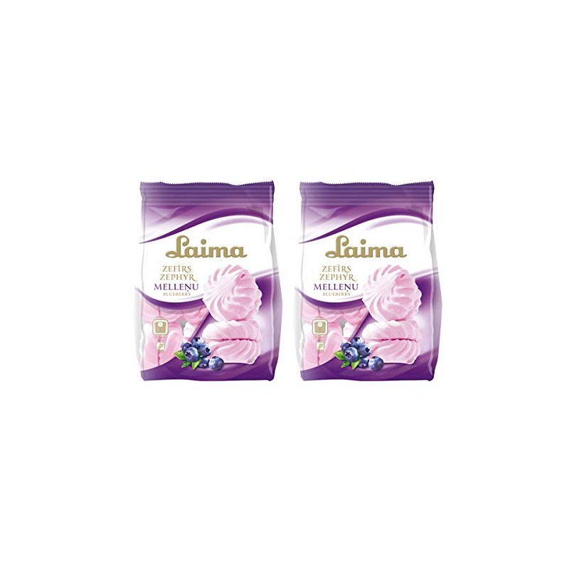 LAIMA Blueberry Marshmallows Zephyr Zefir - Pack of 2 -