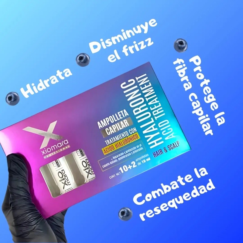 Duo Nekane Shampoo+mascarilla Mora Azul 300 G+ 12 Ampolletas