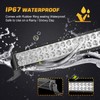 Wsays 50 inch 288W LED Light Bar Compatible with Honda