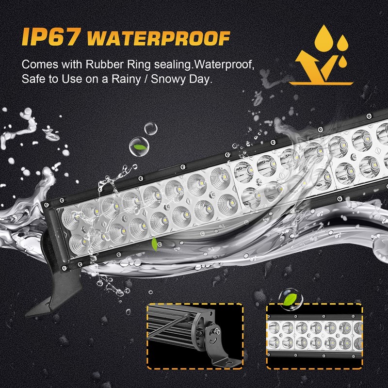 Wsays 50 inch 288W LED Light Bar Compatible with Honda