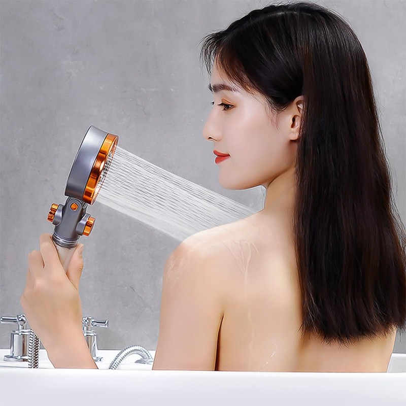 ZONADA Shower Head Filter Filtered Water Shower 3 Modes Double-Sided