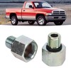 2 Pcs Turbo Oil Feed Line Connector Joint Turbine Supply