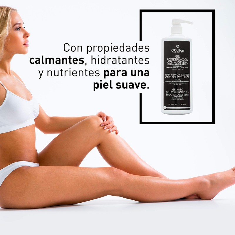 Bullon Gel Postdepilacion Con Aloe Vera 1000 ml