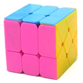 Magic Cube Without Stickers, Magic Cube Soft Speed Puzzle Cube 3D Puzzle Cube Puzzle Magic Cube for Kids and Adults (Fenghuolun Cube 3X3)