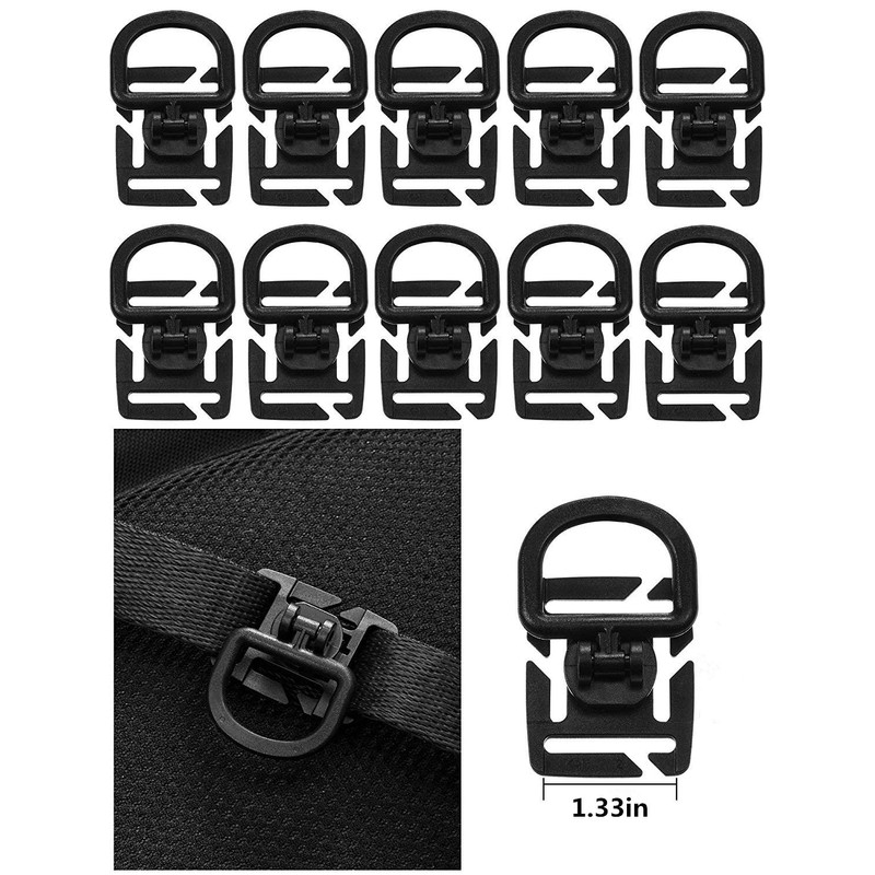 Web Dominator D-Ring Belt Loop Molle Compatible 360 Swivel Lightweight