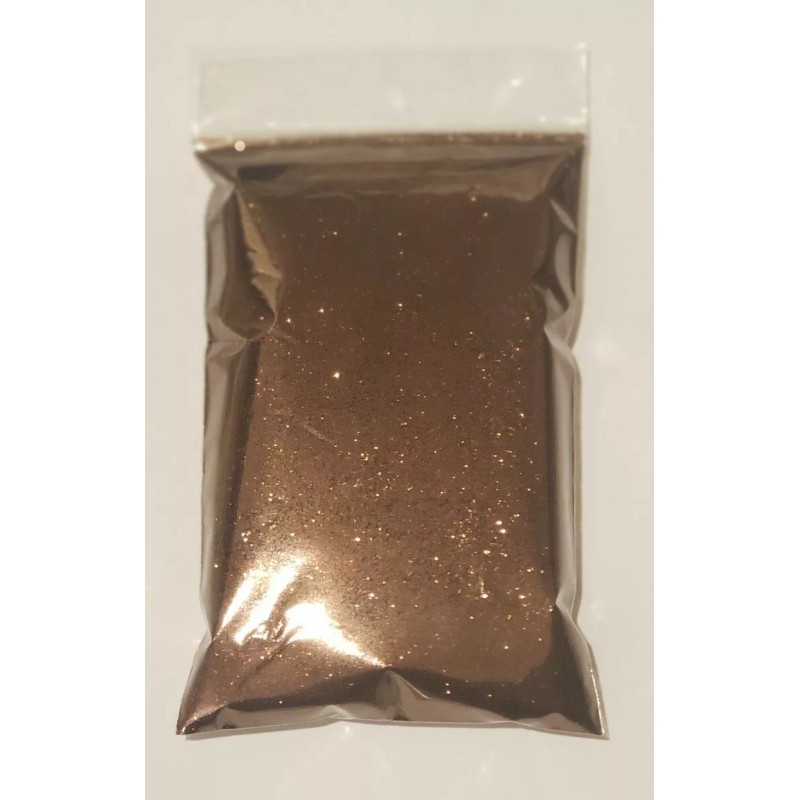 Brilliant Flakes 1/2 Pound Premium Bronze (Brown) Metal Flake .015"