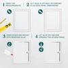 ECOPRO VENT 12" x 16" Lockable White Metal Access Panel.