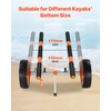 VEVOR Kayak Cart, Heavy Duty 450 LBS Load Capacity Kayak