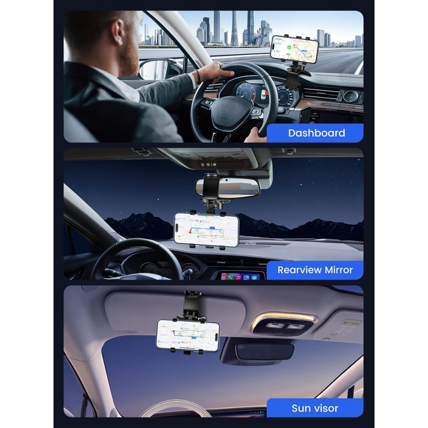 Jawhalt Jawhalt Car Phone Holder for Dashboard Cell Phone Mount