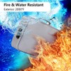 Fireproof Document Bag with Lock File Storage Organizer Bag Waterproof