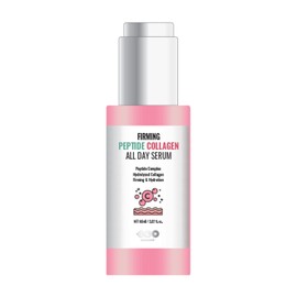 DEARBOO Suero Reafirmante De Péptidos Y Colágeno Para Todo El Día, 2,02 Onzas Líquidas