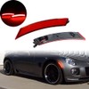 GTINTHEBOX Red Lens Red LED Front Side Marker Lamps Compatible