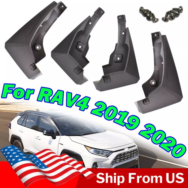 XUKEY For 2019-2024 Toyota RAV4 Mud Flaps Front & Rear