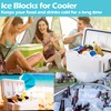XANGNIER Extra Large Ice Block Mold,2 Pack 4.7lbs Ice Cubes