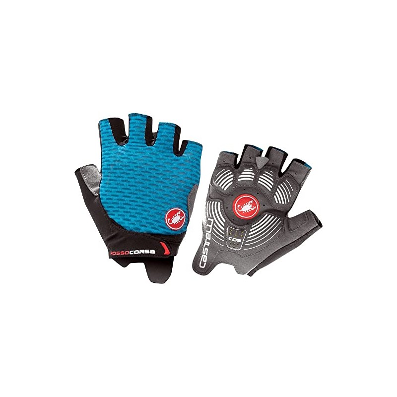 castelli Women's Red Corsa 2W Glove Cycling Gloves, Navy Blue,