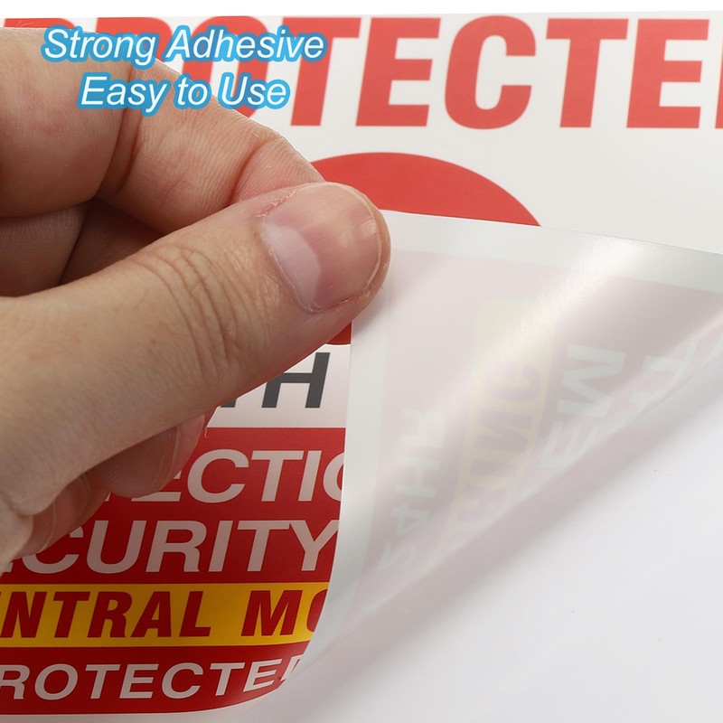 PATIKIL Protected with 24hr Sign, 10 Pack Home Business Security