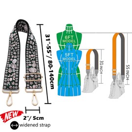 5 cm Bag Strap Wide Bags Handbag Strap Bag Straps for Changing Women's Colourful Adjustable Bag Strap Accessories Shoulder Strap Shoulder Strap Wide Bag F03 Gold / 5 cm