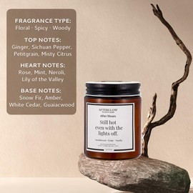 Between US Candle – After Hours Scented Soy Jar Candle, 7oz – Spicy Floral & Woody Aromatherapy, Long Lasting Romantic Candle for Bedroom
