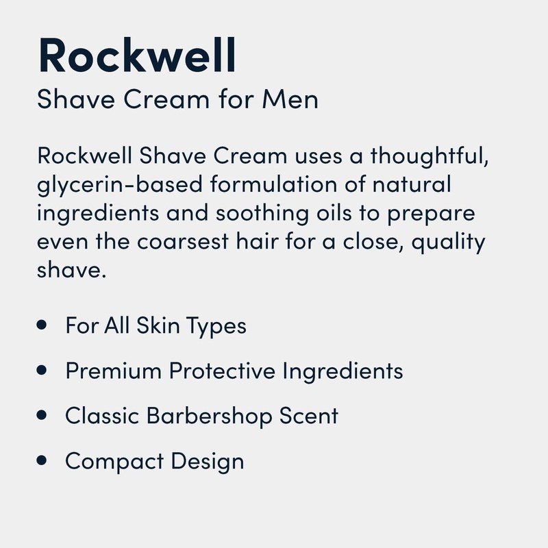 Rockwell Razors Shave Cream - Barbershop Scent